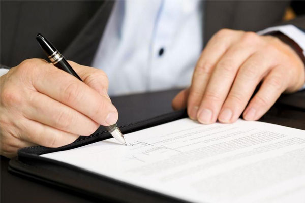 Подписание договора